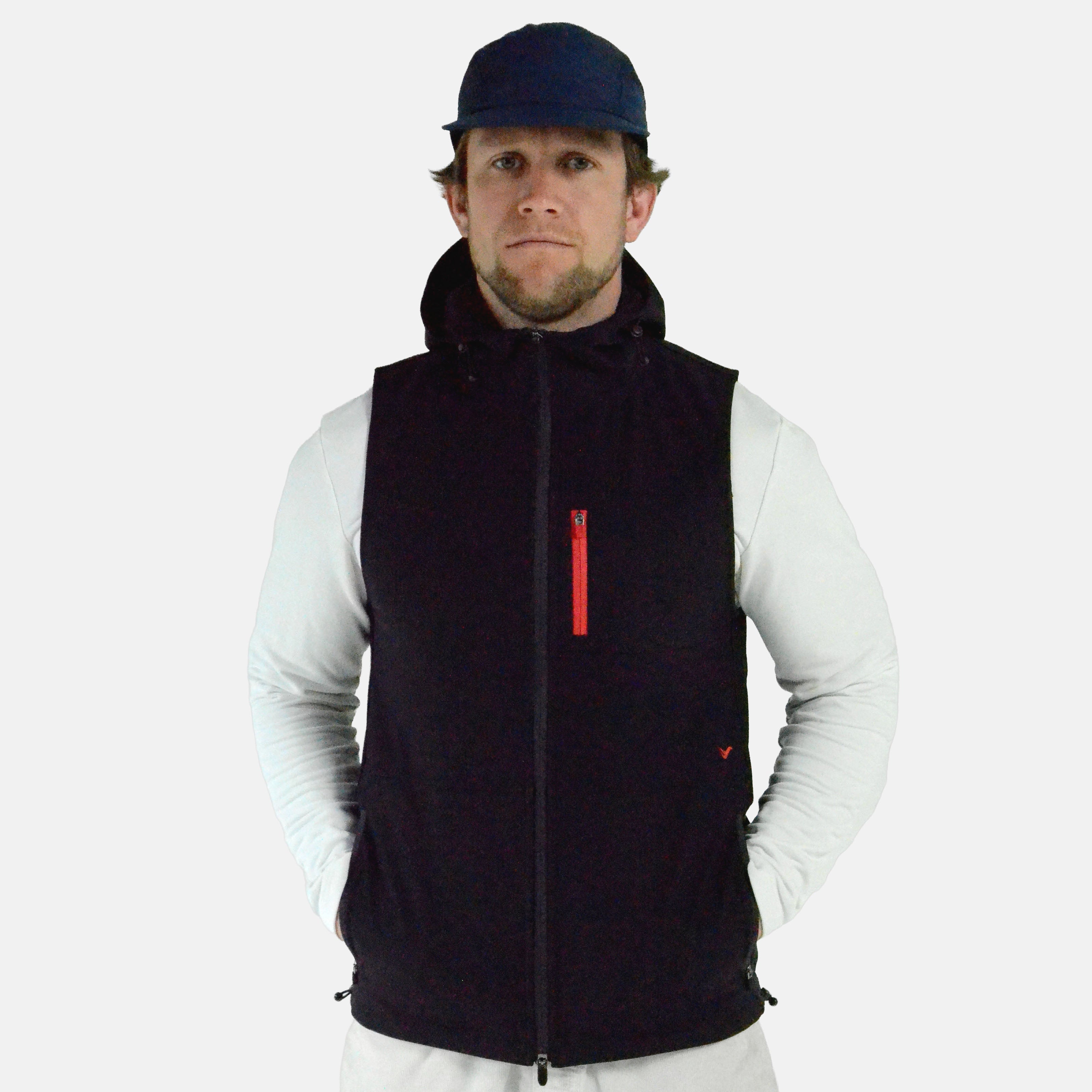 Hooded Vest - Plum Navy – SOLO Golf Co.