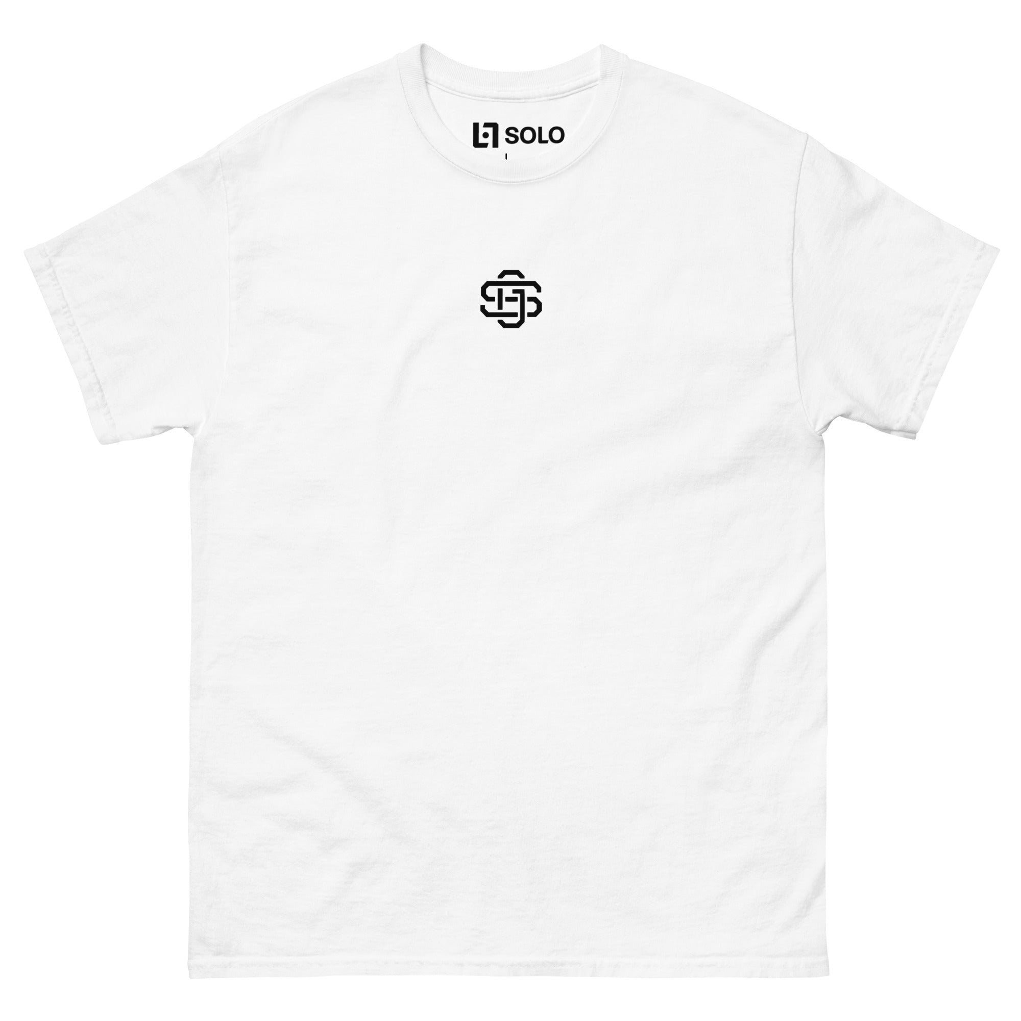 white monogram shirt
