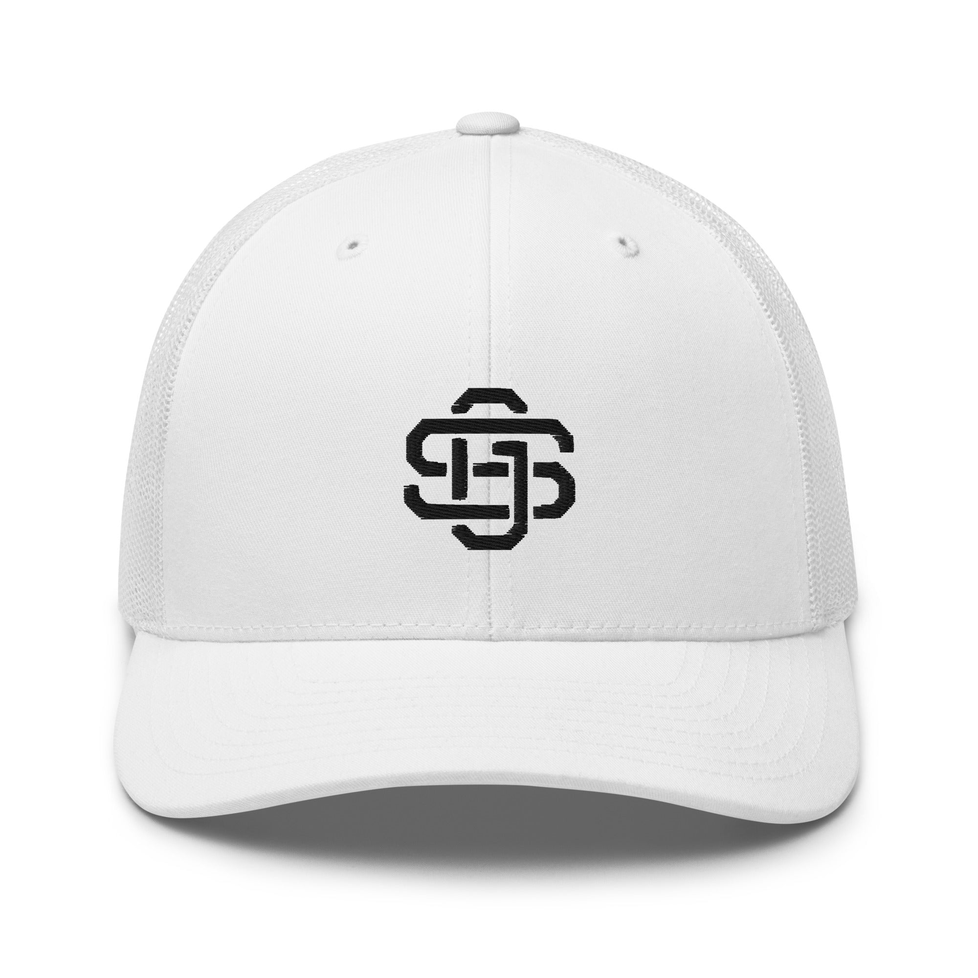 Monogram Trucker, White