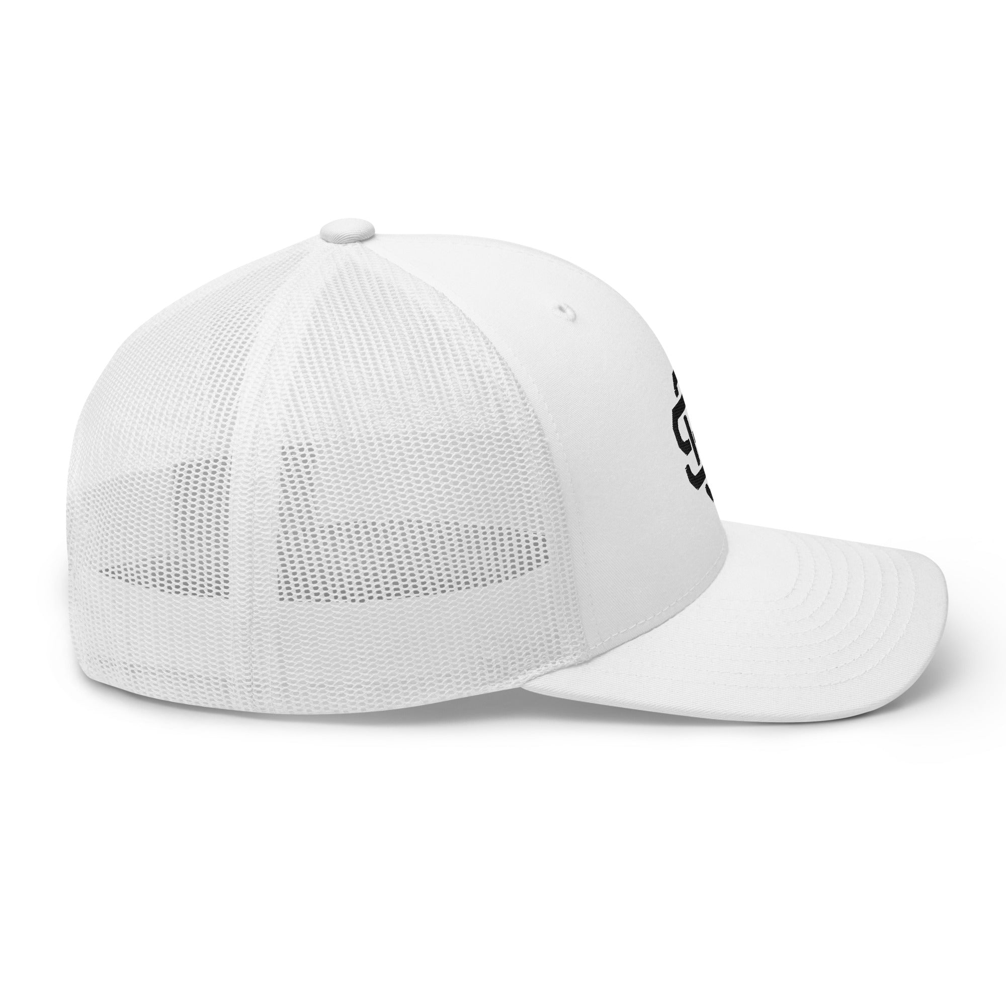 Monogram Trucker, White