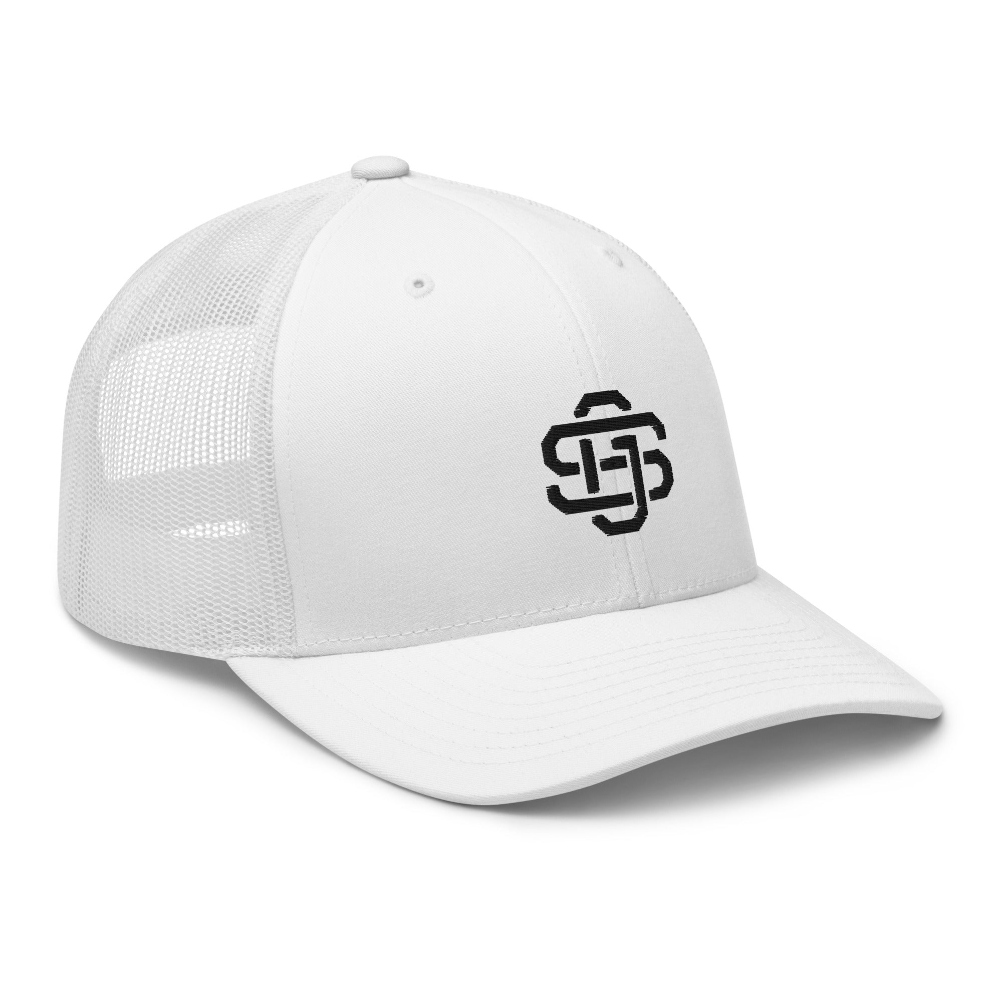 Monogram Trucker, White