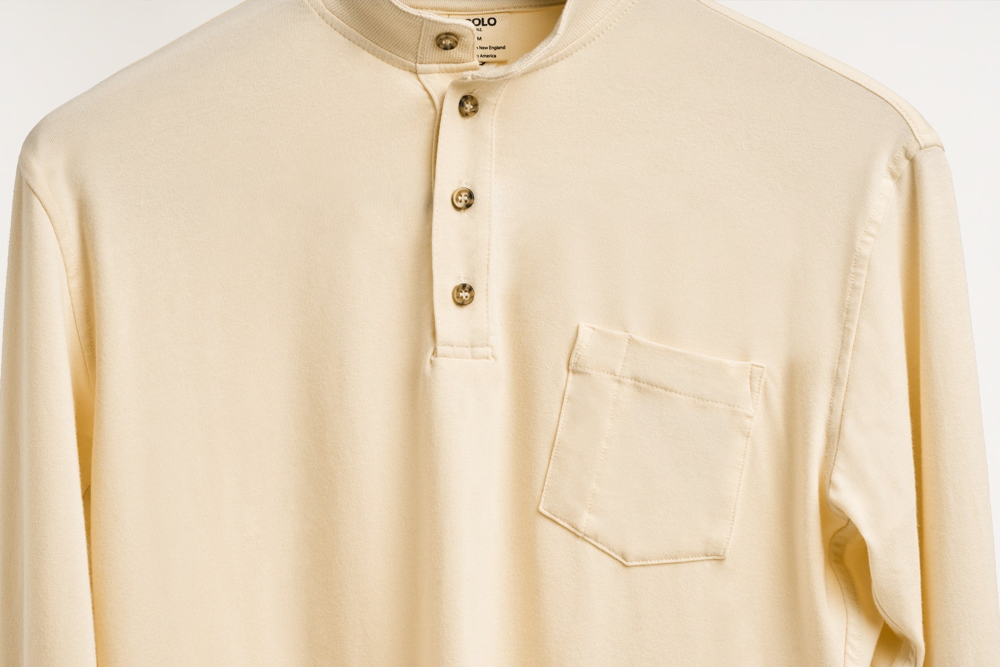Performance Long Sleeve Band Collar