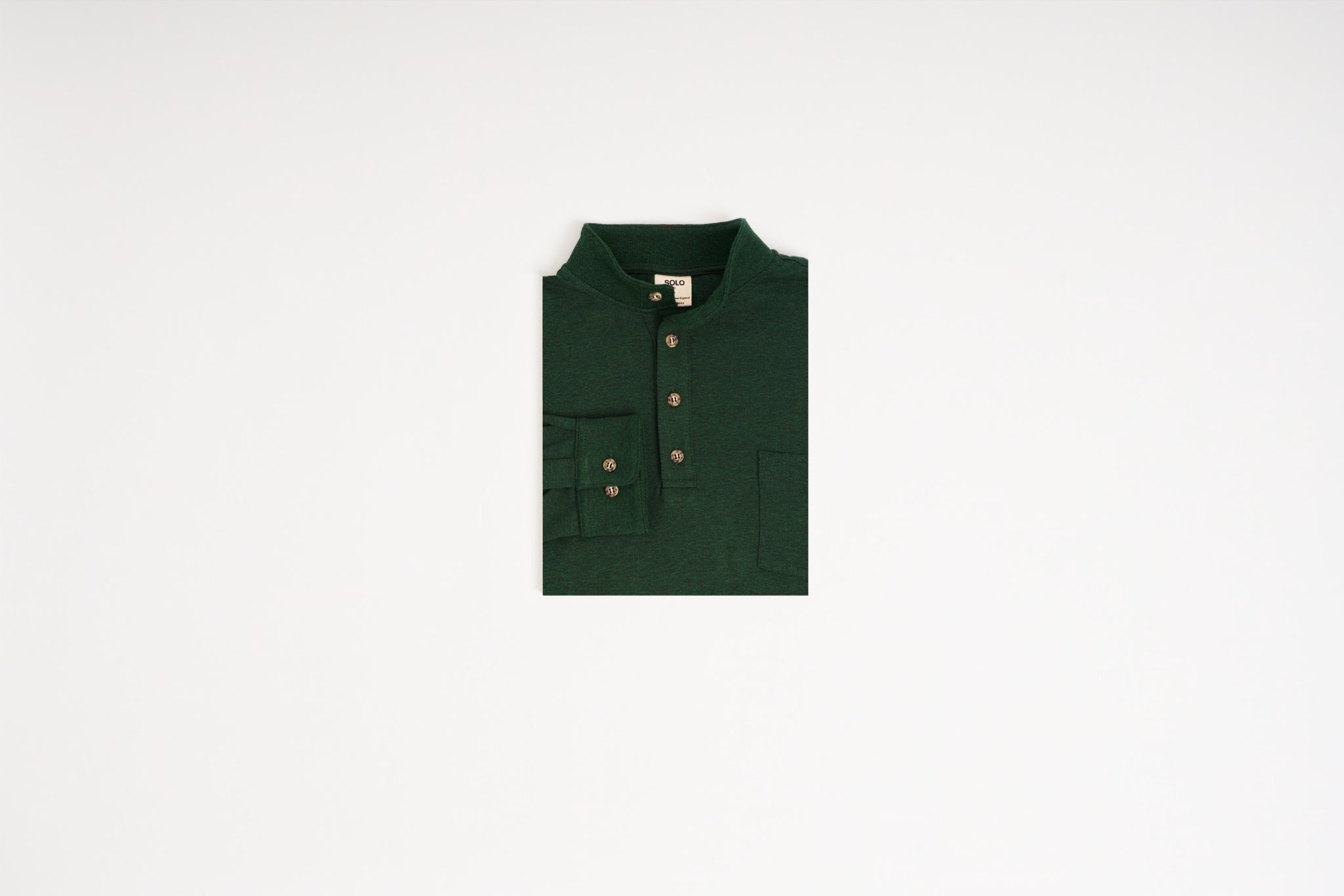 Performance Long Sleeve Band Collar
