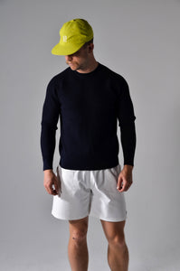 Links Waffle Knit, Navy