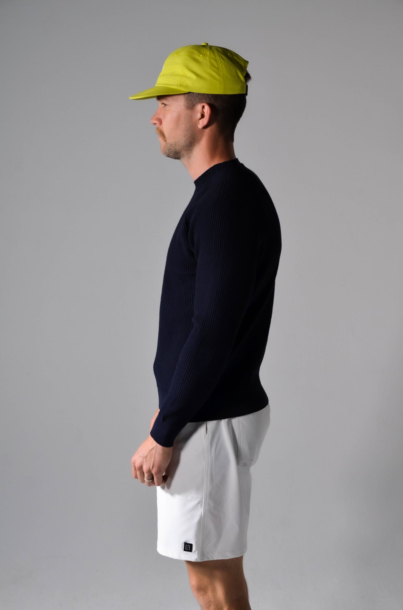 Links Waffle Knit, Navy