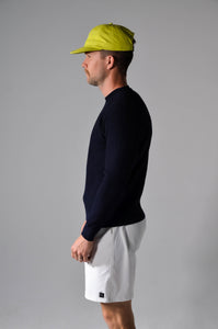 Links Waffle Knit, Navy